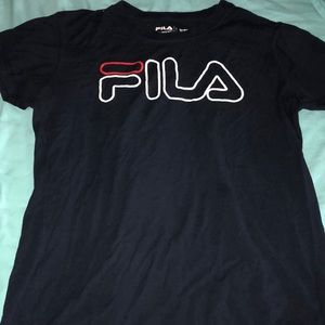 Fila short sleeve round collar neck shirt